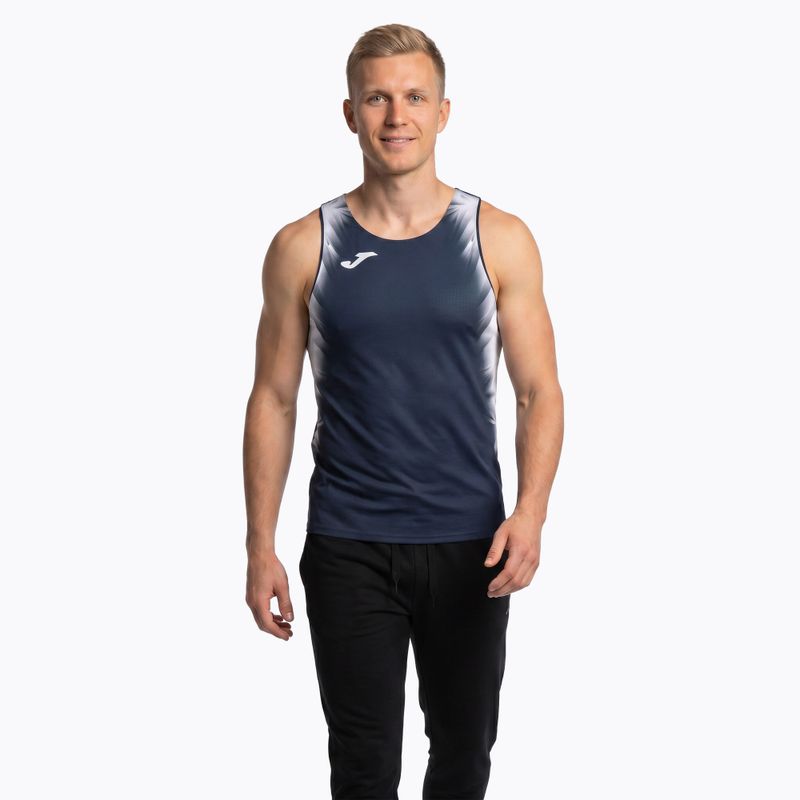 Pánske bežecké tričko Joma Elite XI navy/white 3