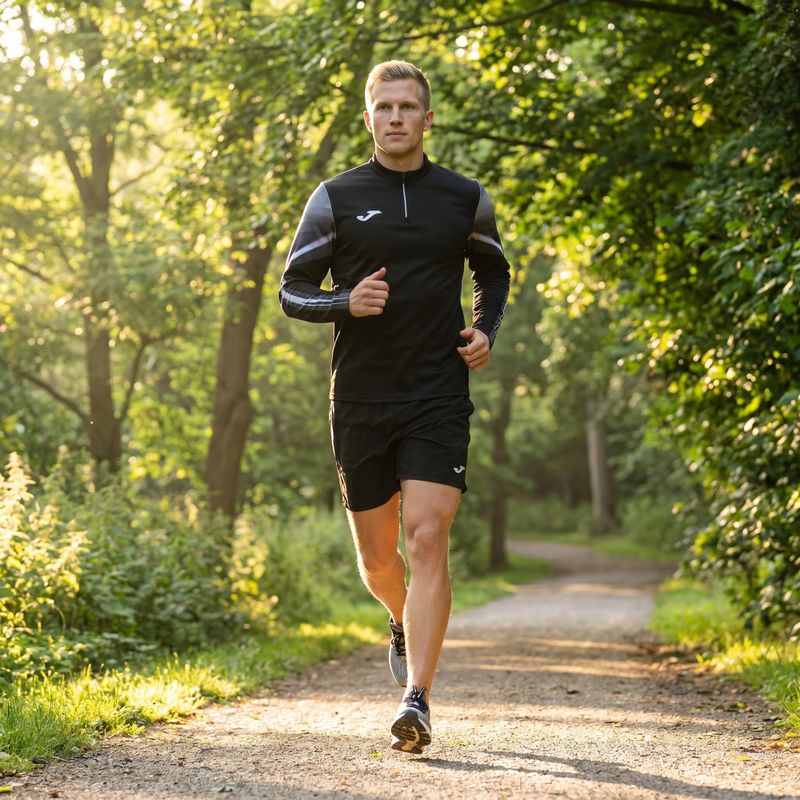 Pánska bežecká mikina Joma Elite XI black/anthracite 9