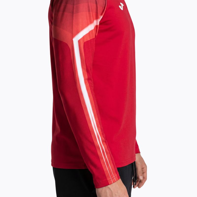 Pánska bežecká mikina Joma Elite XI červená/biela 3