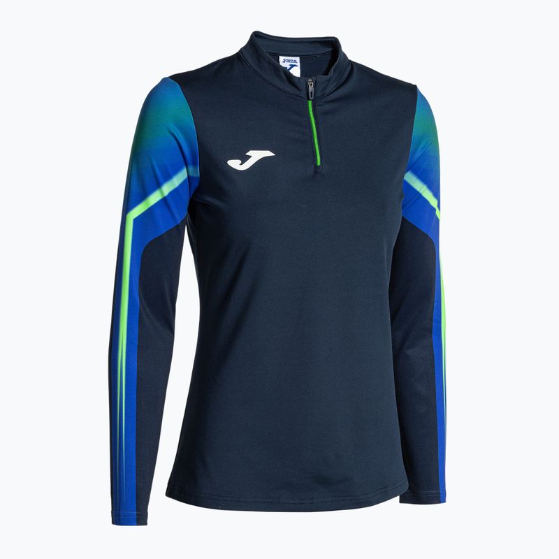 Dámska bežecká mikina Joma Elite XI navy/fluor green 3