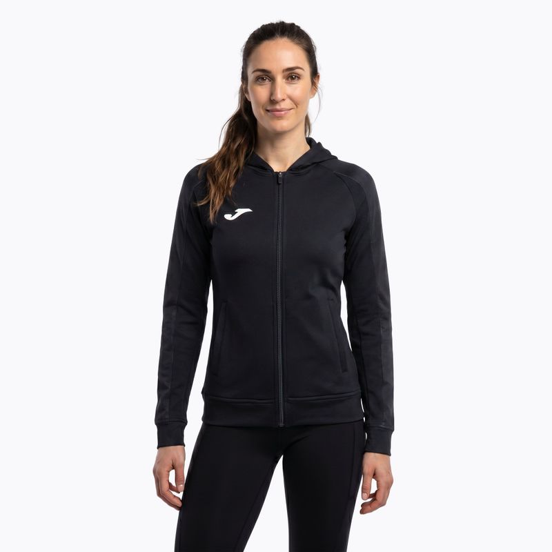 Dámska bežecká mikina Joma Elite XI Hoodie black/anthracite
