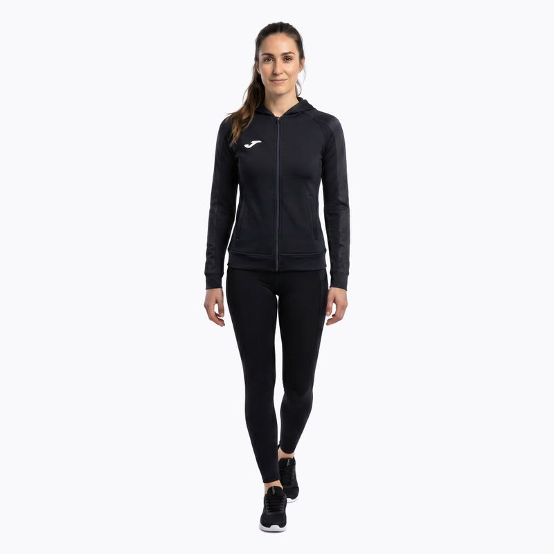 Dámska bežecká mikina Joma Elite XI Hoodie black/anthracite 2