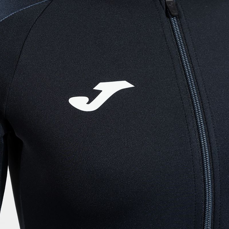 Dámska bežecká mikina Joma Elite XI Hoodie black/anthracite 4