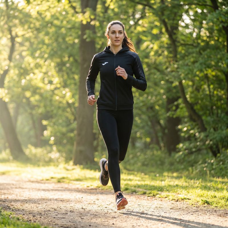 Dámska bežecká mikina Joma Elite XI Hoodie black/anthracite 12