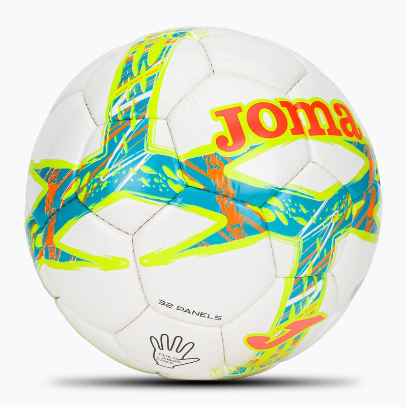 Futbalová lopta Joma Dali III flour turquoise / flour coral fluor turquoise / fluor coral veľkosť 5 2
