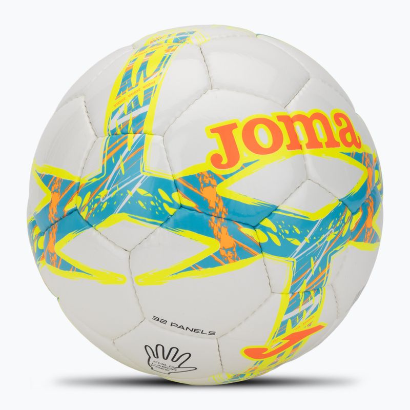 Futbalová lopta Joma Dali III flour turquoise/flour coral veľkosť 4 2