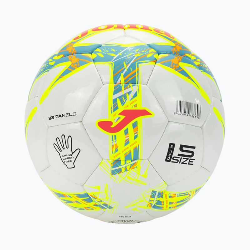 Joma Dali III múka tyrkysová/múka koralová futbalová veľkosť 3 2