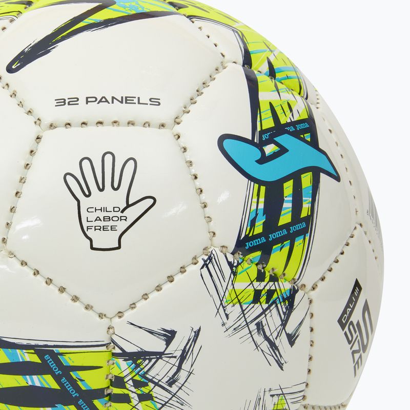 Futbalová lopta Joma Dali III žltá veľkosť 5 3
