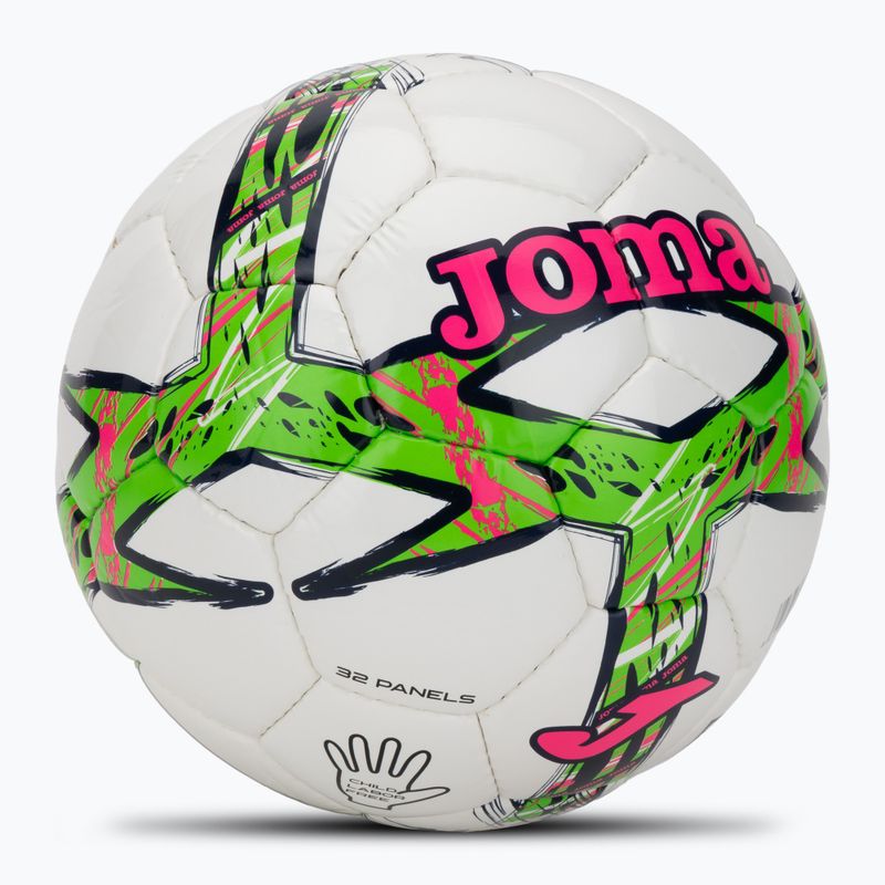 Futbalová lopta Joma Dali III green fluor/pink/navy veľkosť 3 2
