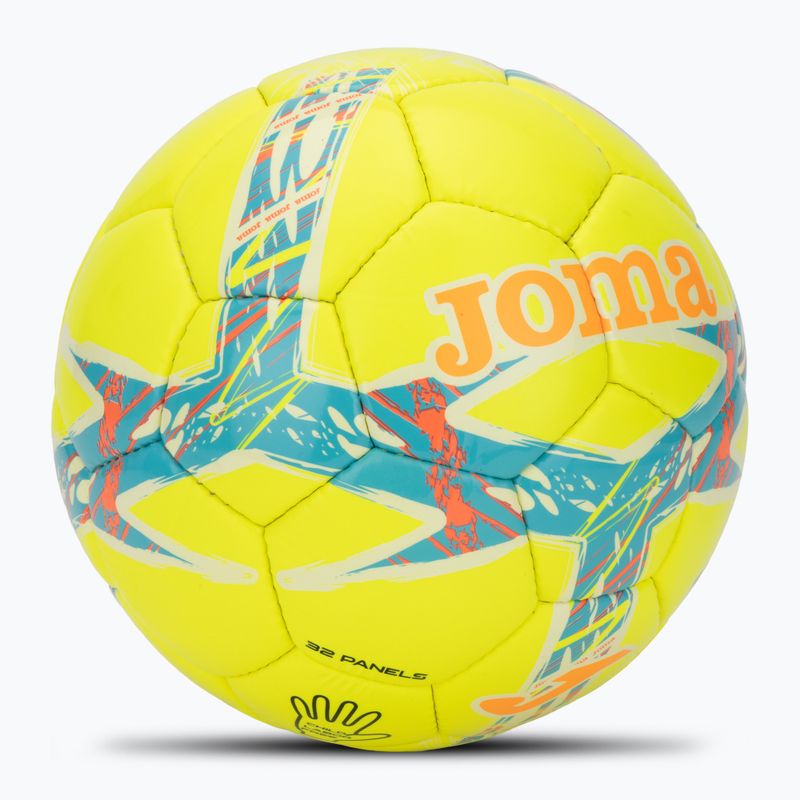 Futbalová lopta Joma Dali III žltá/fluor tyrkysová veľkosť 4 2