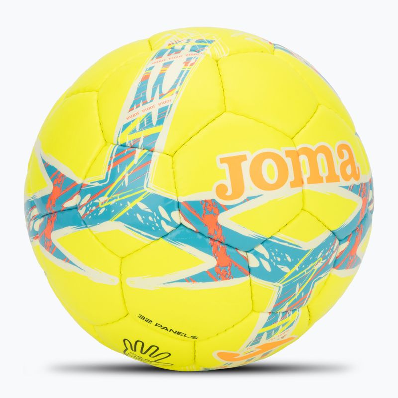 Futbalová lopta Joma Dali III žltá/fluor tyrkysová veľkosť 3 2