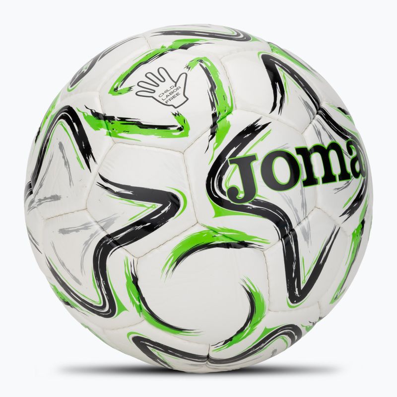 Futbalová lopta Joma Egeo II black/fluor green veľkosť  5 2