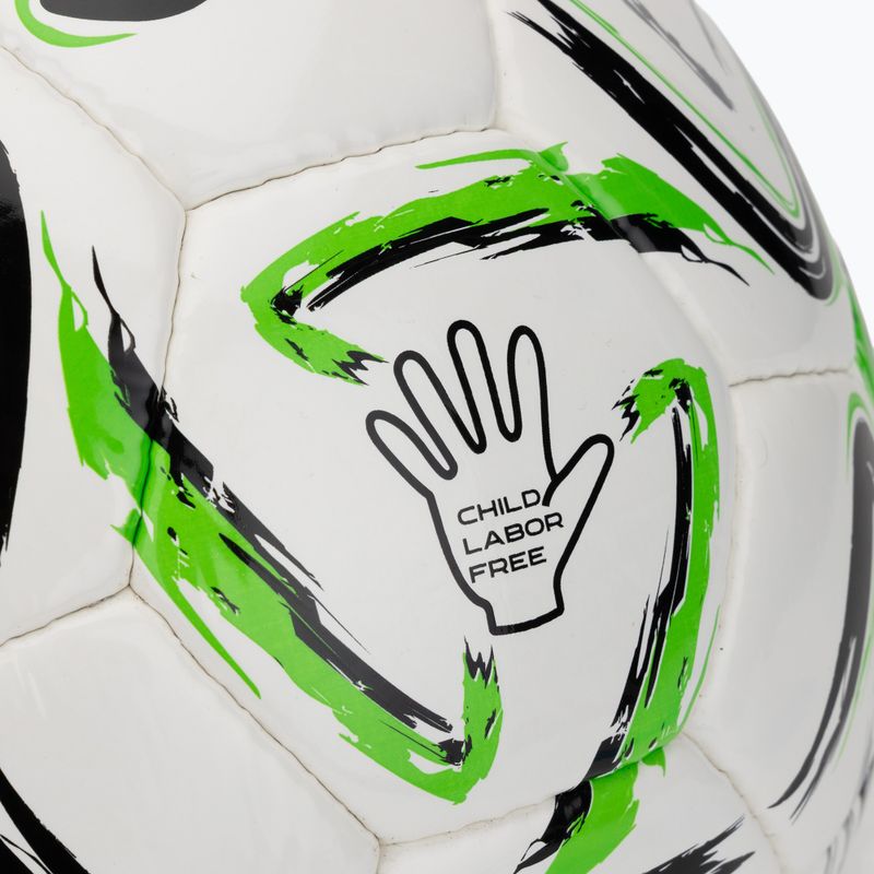 Futbalová lopta Joma Egeo II black/fluor green veľkosť  5 3