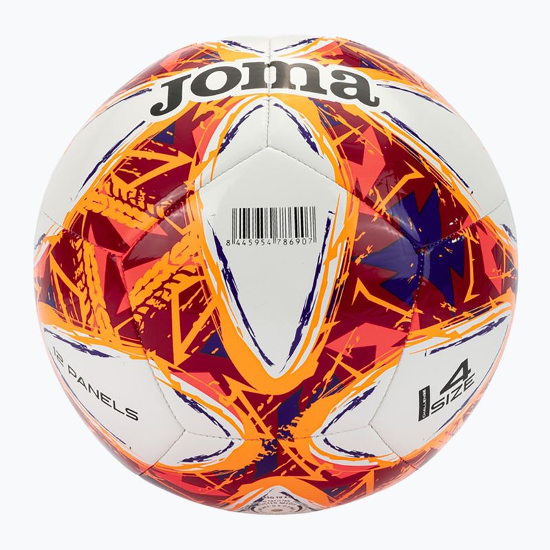 Futbalová lopta  Joma Challenge III white/red veľkosť 4 