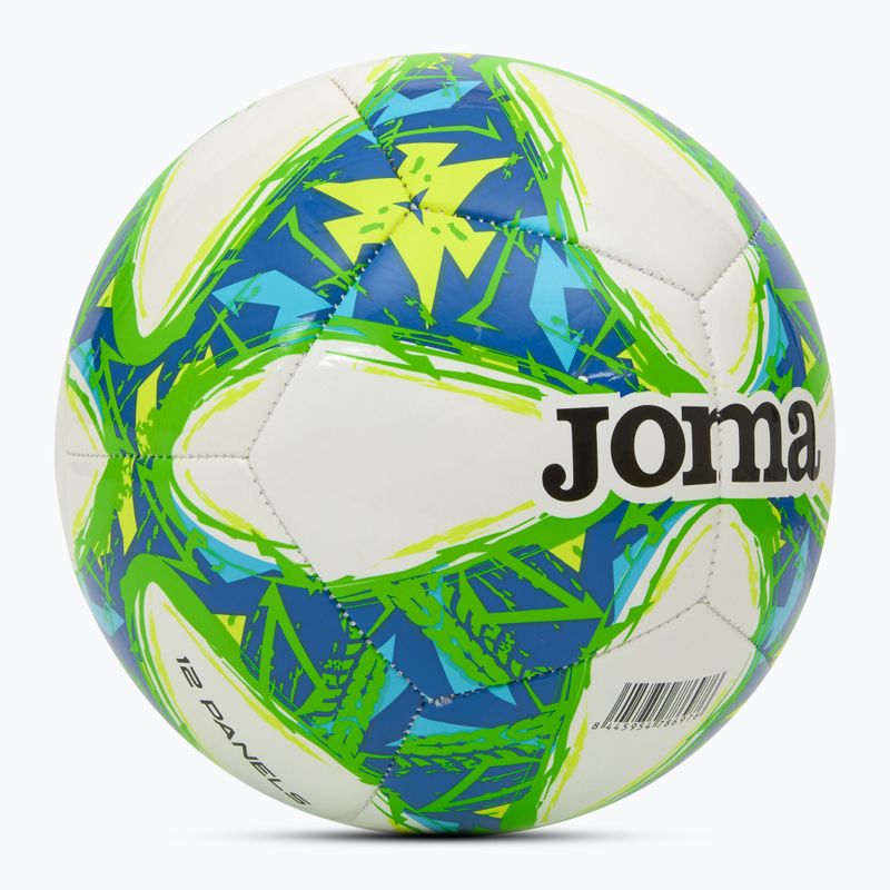 Futbalová lopta Joma Challenge III biela/fluor green veľkosť 3 2