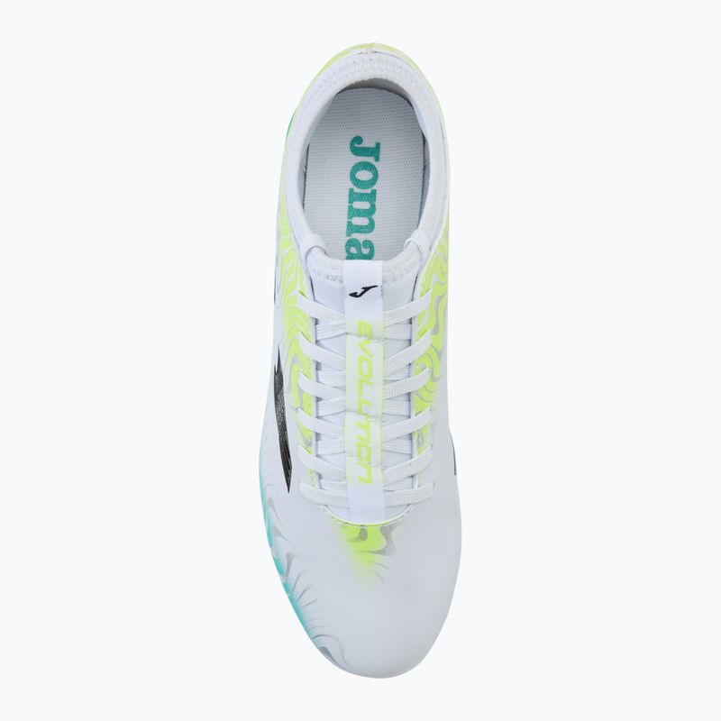 Pánske kopačky Joma Evolution FG white/turquoise 5