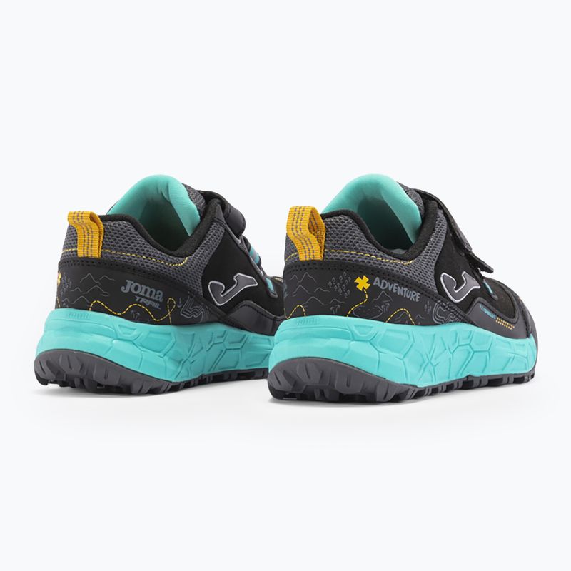 Detská bežecká obuv Joma Adventure black/turquoise 10