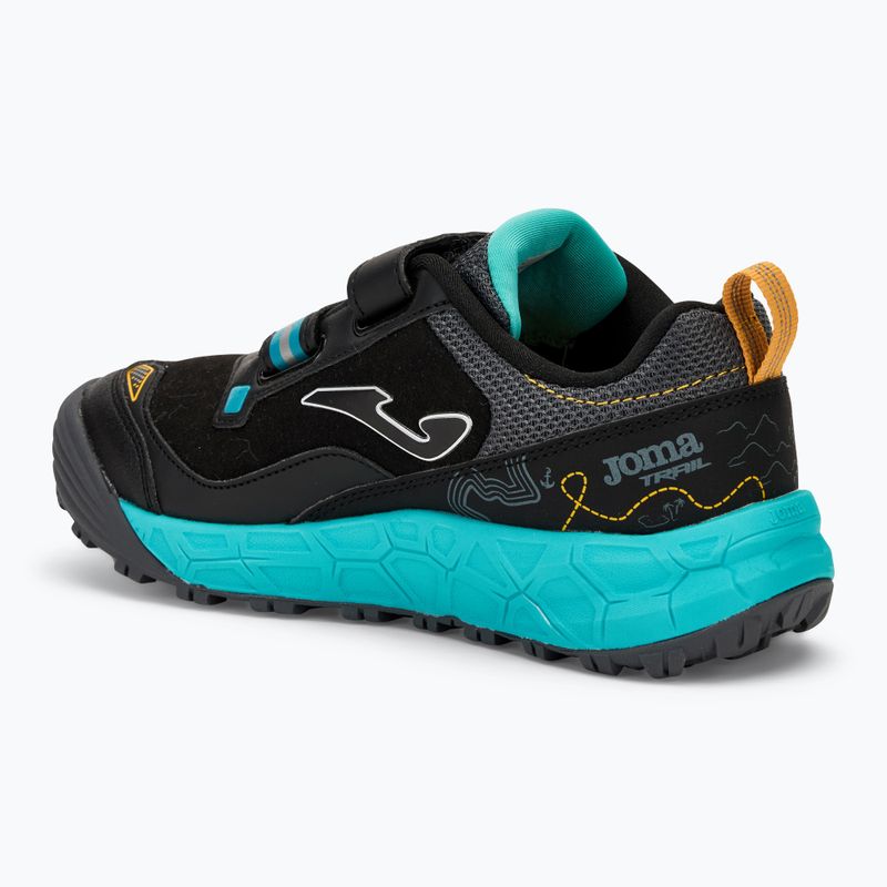 Detská bežecká obuv Joma Adventure black/turquoise 3