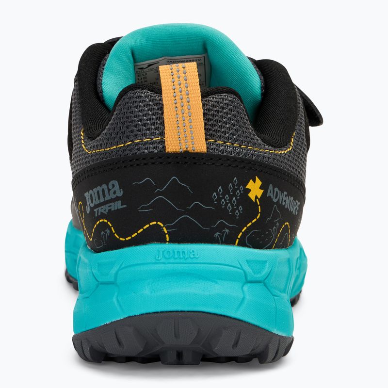 Detská bežecká obuv Joma Adventure black/turquoise 6