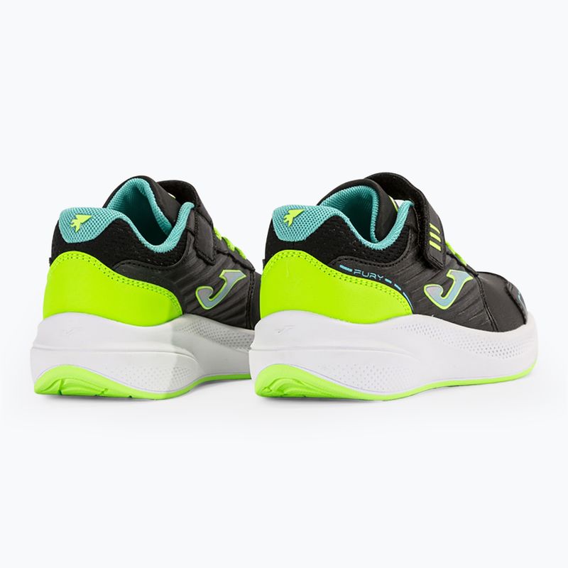 Detská bežecká obuv Joma Fury black/turquoise 10