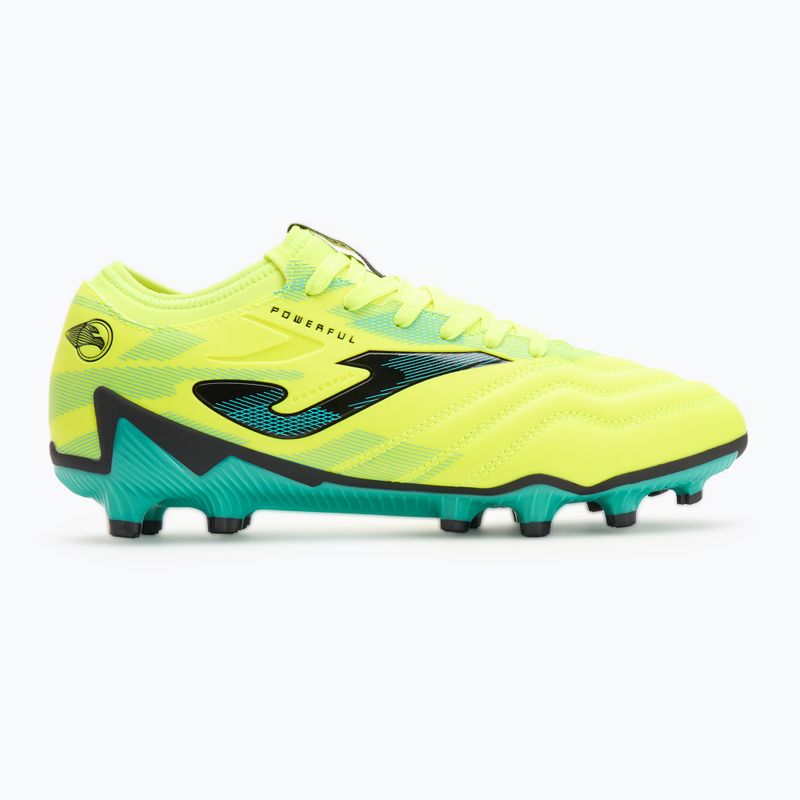 Pánske kopačky Joma Powerful FG lemon fluor/turquoise 2