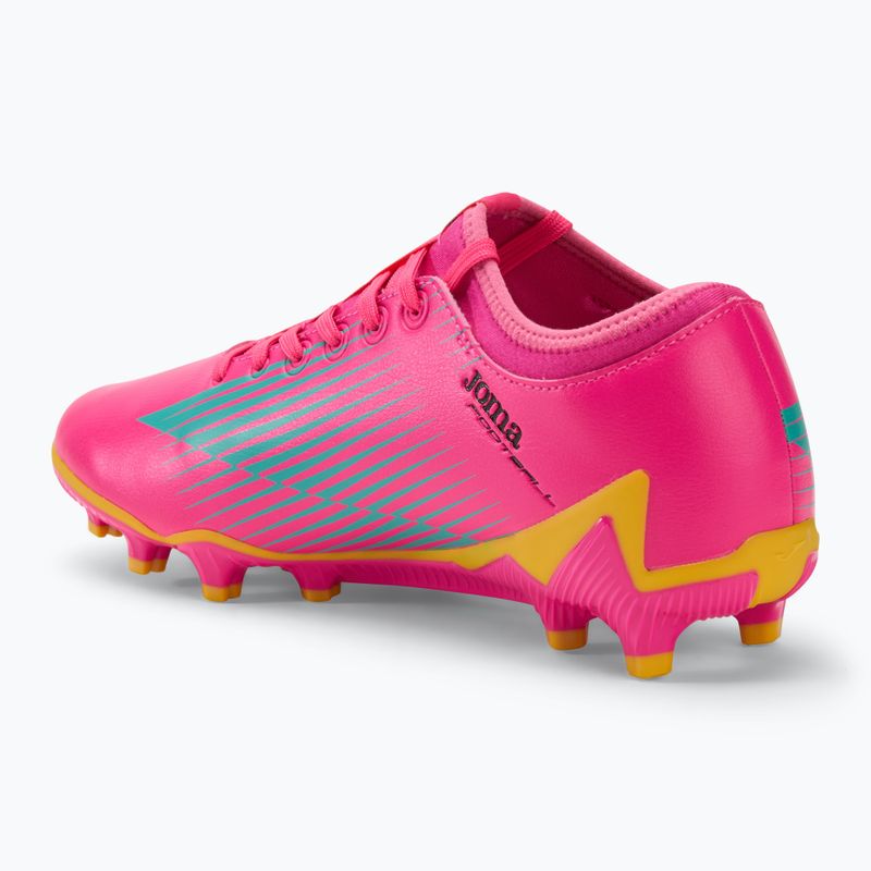 Pánske kopačky Joma Propulsion FG pink/yellow 3