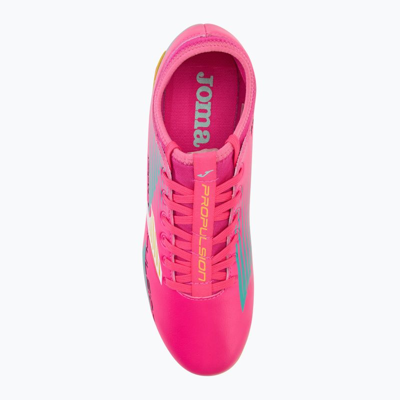 Pánske kopačky Joma Propulsion FG pink/yellow 5