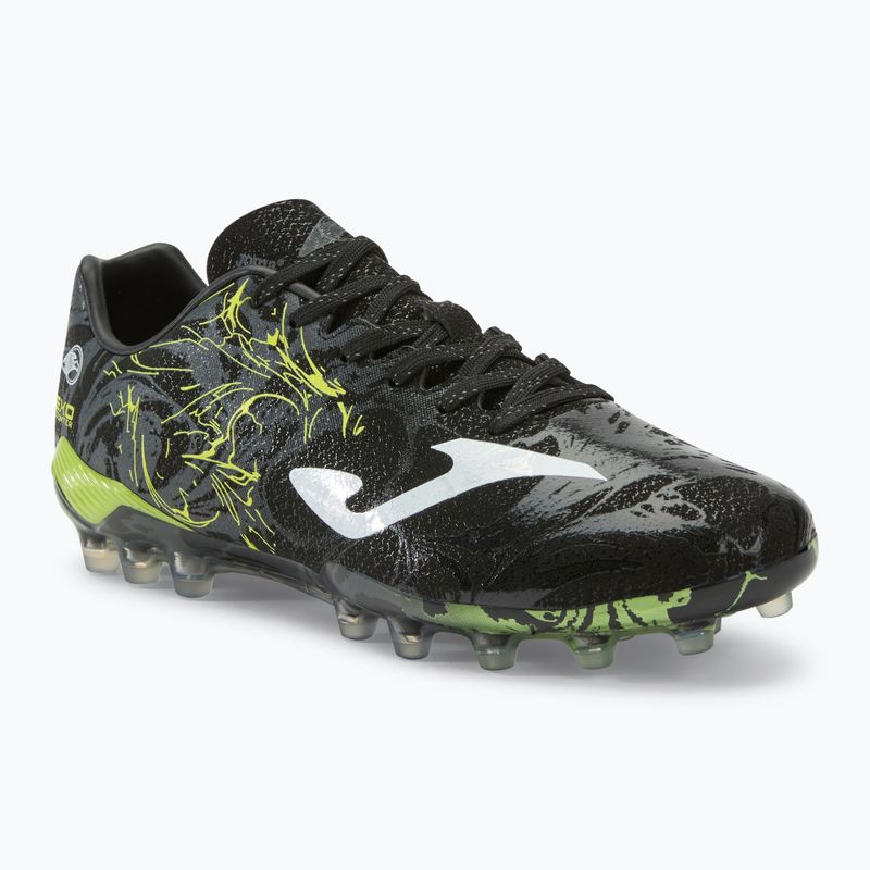 Pánske kopačky Supercopa AG black/lemon fluór