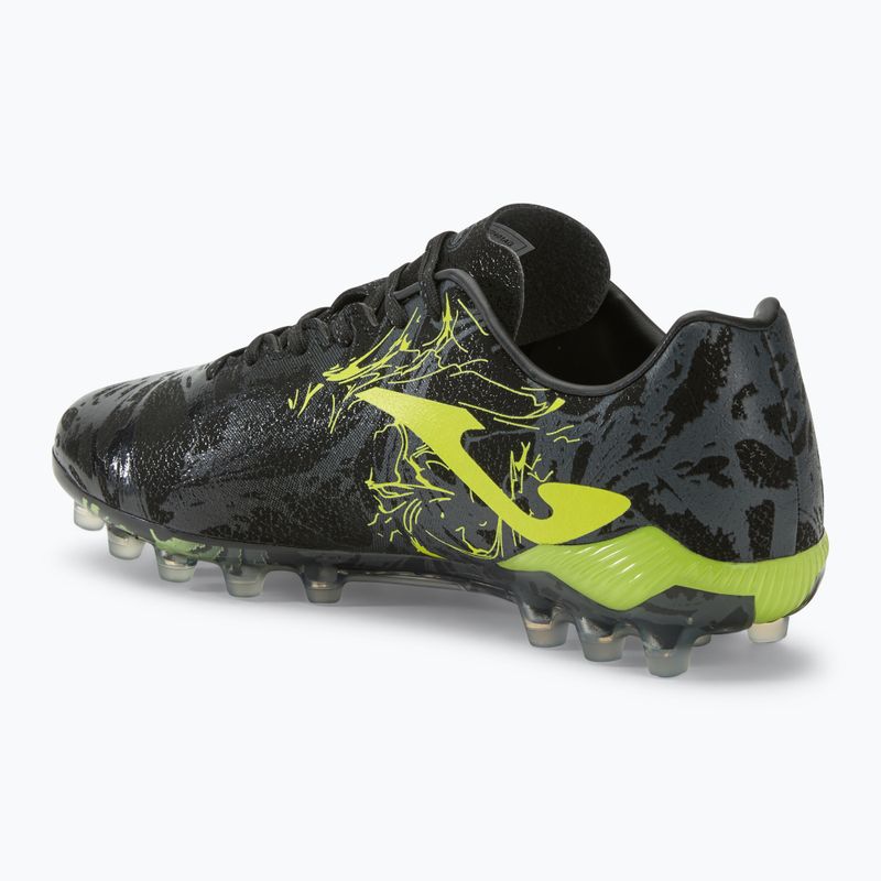 Pánske kopačky Supercopa AG black/lemon fluór 3