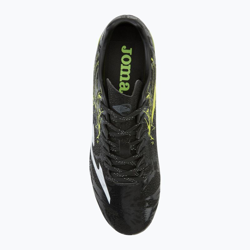 Pánske kopačky Supercopa AG black/lemon fluór 5