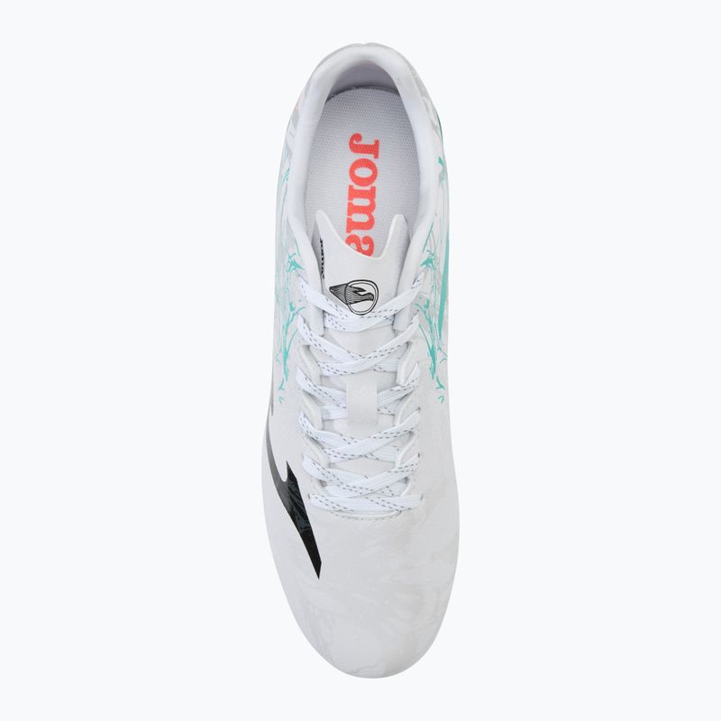 Pánske kopačky Joma Supercopa FG white/turquoise 5