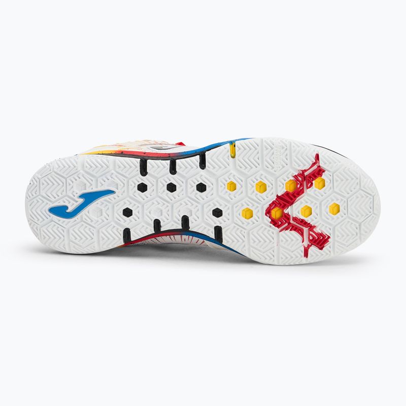 Pánske kopačky Joma Top Flex Rebound IN white/red 4