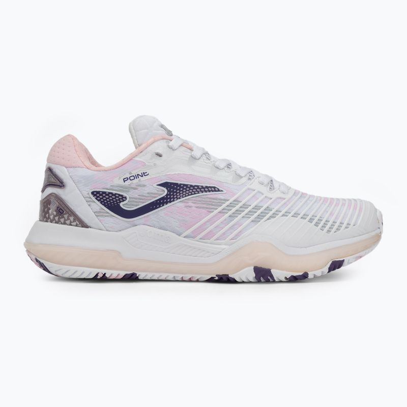 Dámska tenisová obuv Joma Point Lady AC white/pink 2