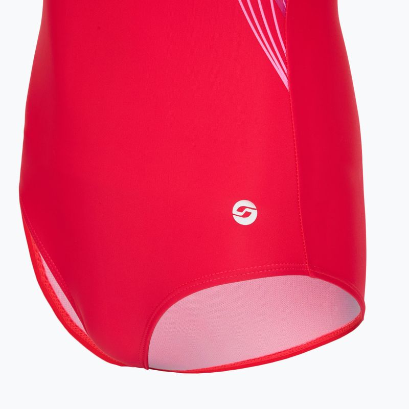 Detské jednodielne plavky RAS Borneo Classic Back coral 3