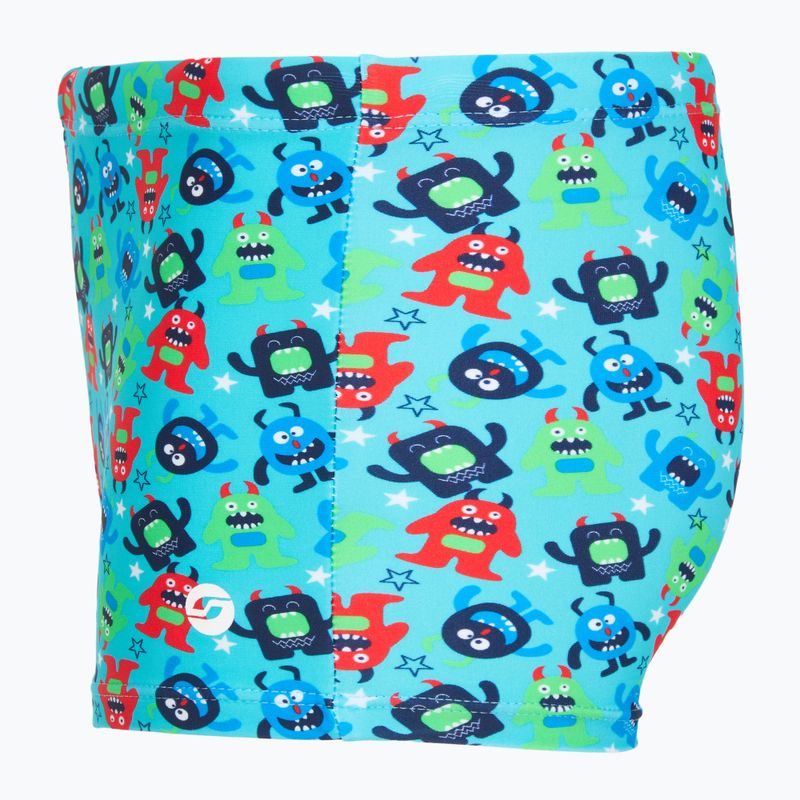 Detské plavecké boxerky RAS Monsters Trunks turquoise 3