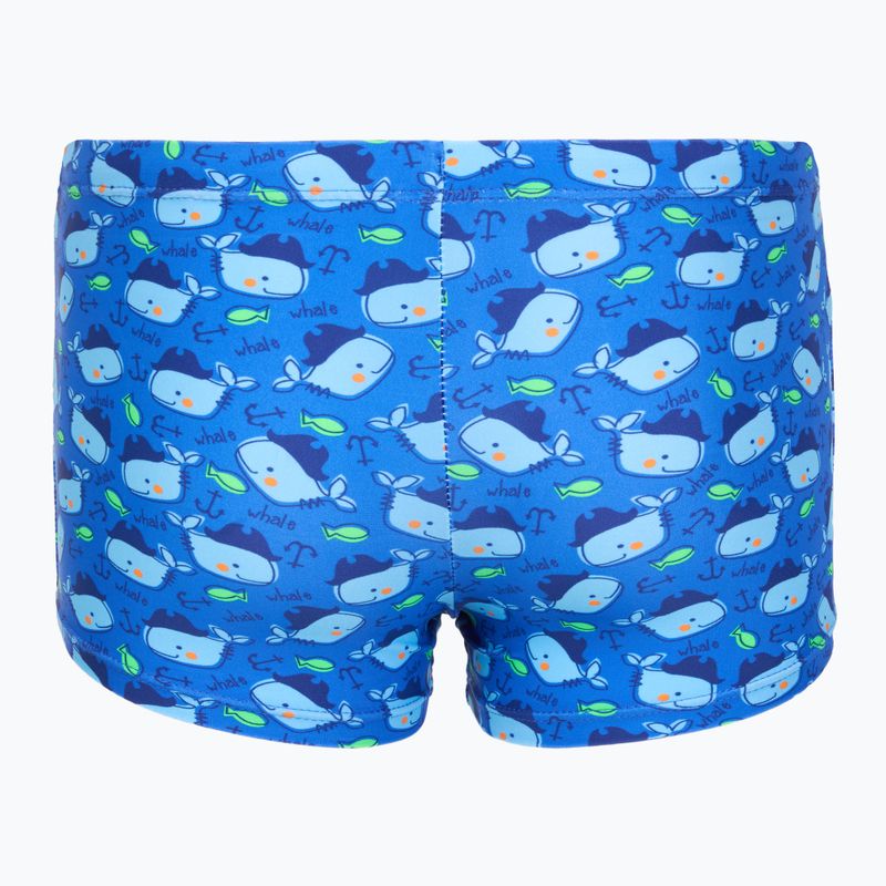 Detské plavecké boxerky RAS Whale Trunks denim blue 2