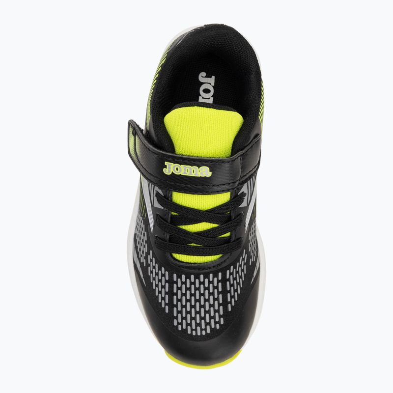 Detské bežecké topánky Joma 30 black/lemon fluór 10