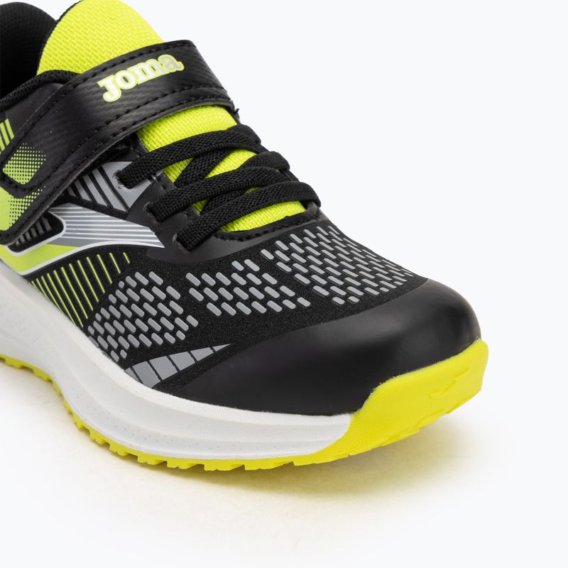 Detské bežecké topánky Joma 30 black/lemon fluór 14