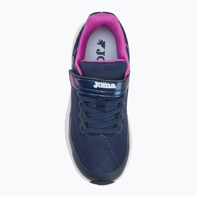 Detská bežecká obuv Joma Super Cross navy/ fuchsia 5
