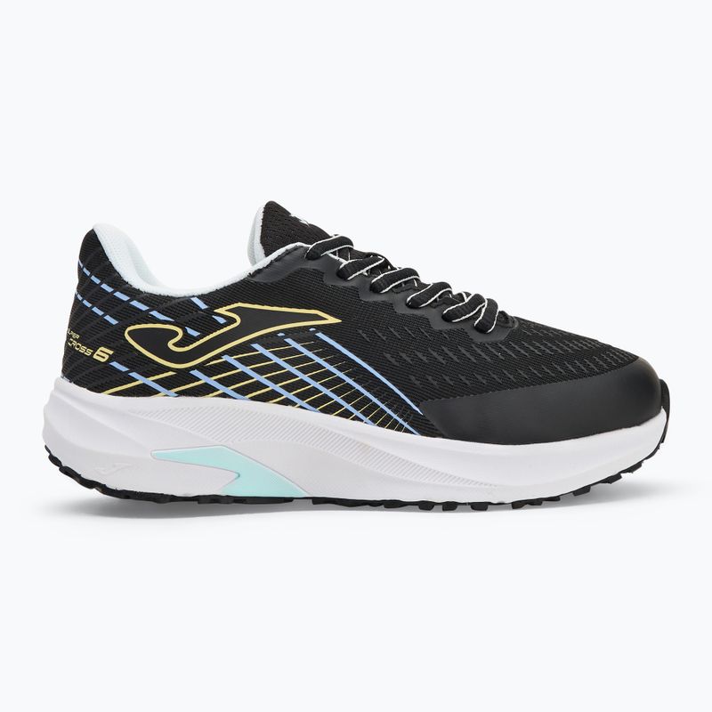 Detská bežecká obuv Joma Super Cross black/ turquoise 2