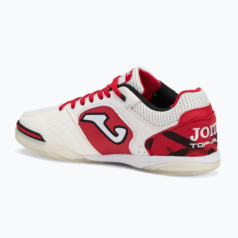 Pánske kopačky Joma Top Flex IN white/red 3