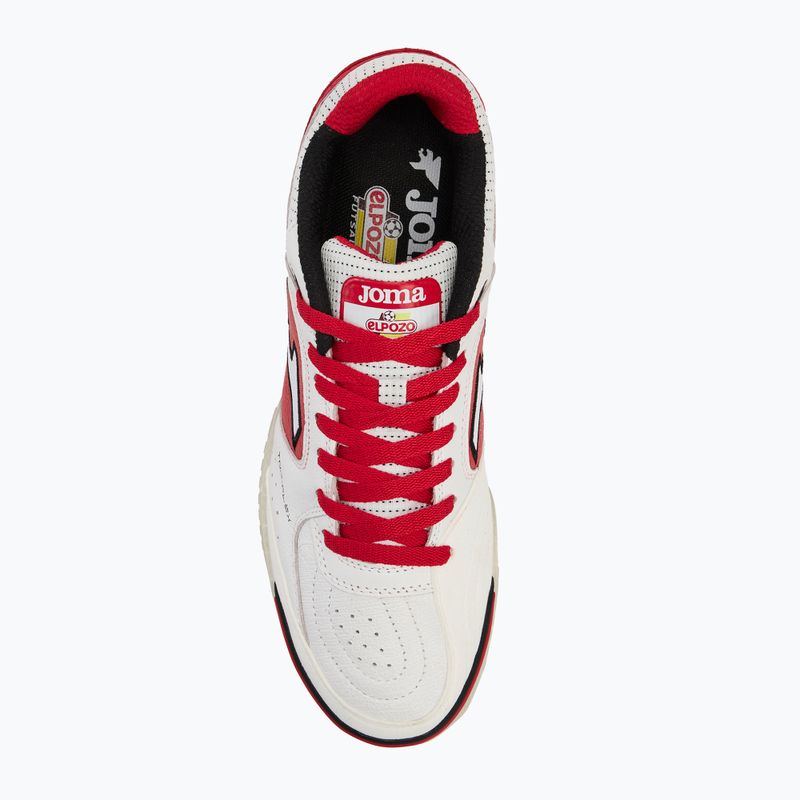 Pánske kopačky Joma Top Flex IN white/red 5