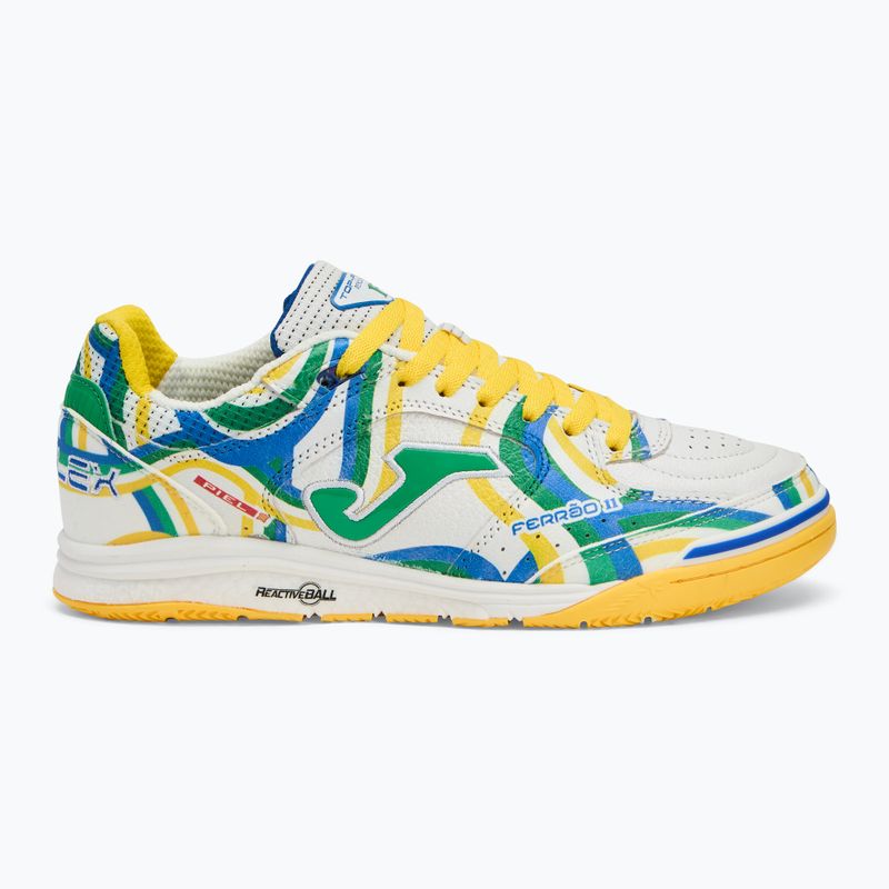 Pánske kopačky Joma Top Flex IN white/green 2