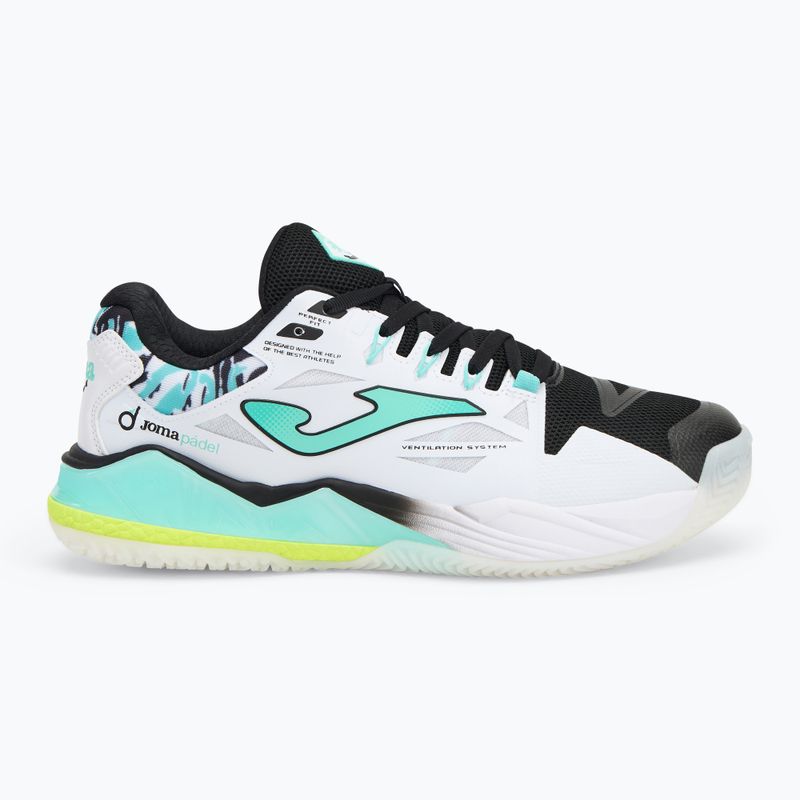 Pánske pádlovacie topánky Joma Spin OM white/ turquoise 2