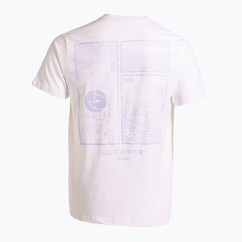 Pánske tenisové tričko Joma Challenge white 2