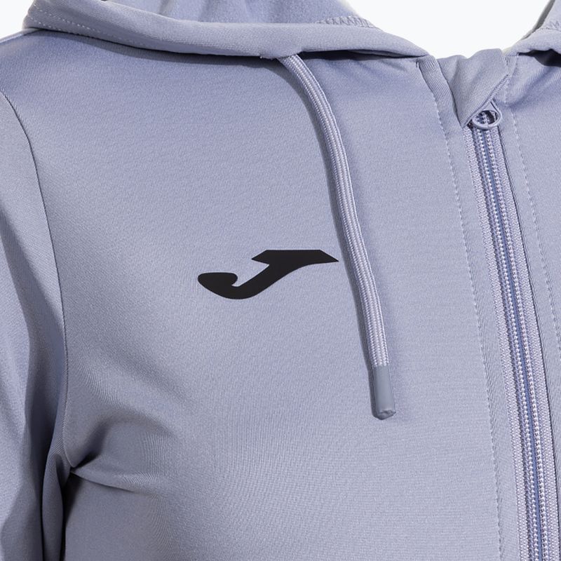 Dámska tenisová mikina Joma Sculpture II Zip-Up Hoodie W blue 3