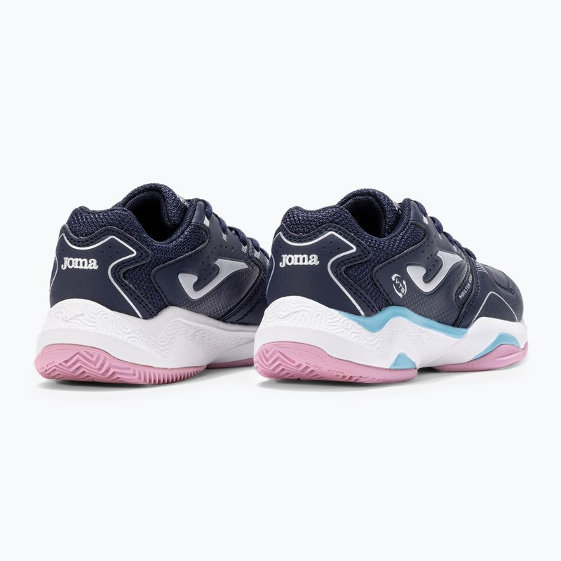 Detská tenisová obuv Joma Master 1000 JR C navy blue/ pink 3