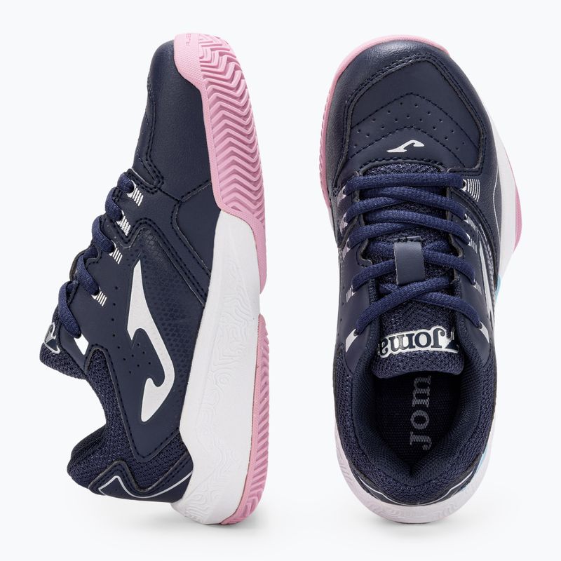 Detská tenisová obuv Joma Master 1000 JR C navy blue/ pink 5