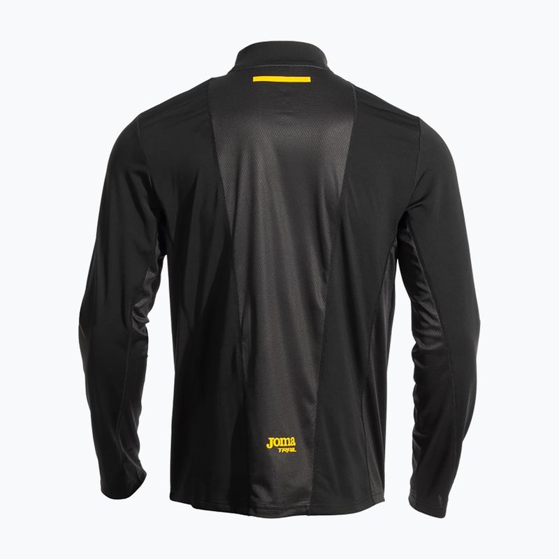 Pánske bežecké tričko s dlhým rukávom Joma R-Nature black 2