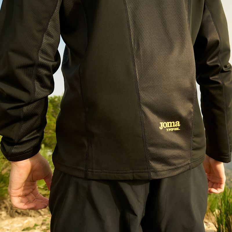 Pánske bežecké tričko s dlhým rukávom Joma R-Nature black 9